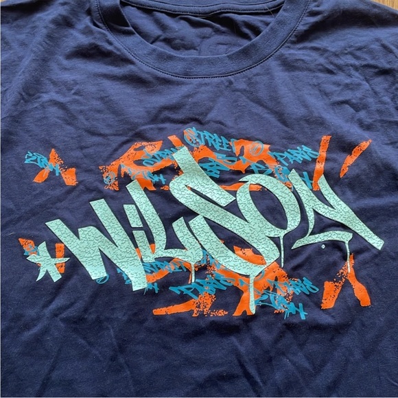 Wilson Mens Paris Hope Tech T-shirt (Brand New) - Picture 4 of 12